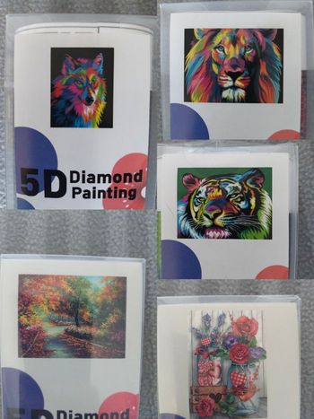 Neuf - 5 Diamond Painting 30x40 