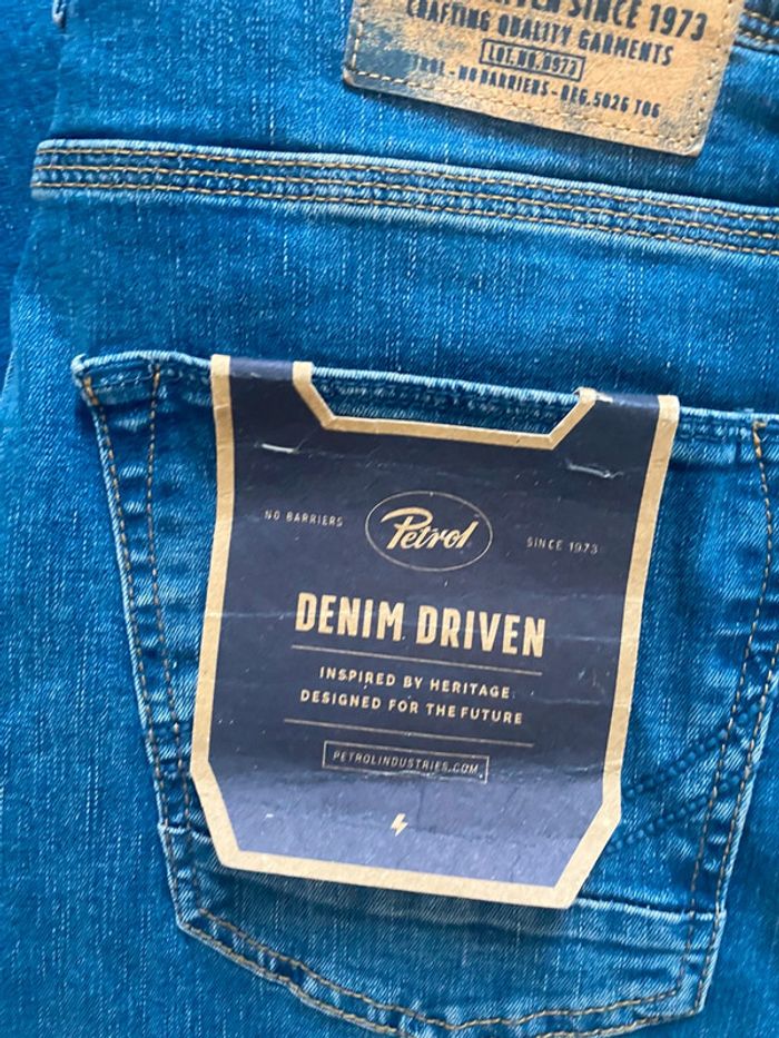 Jeans petrol industies homme bleu neuf // W28 L32 - photo numéro 3
