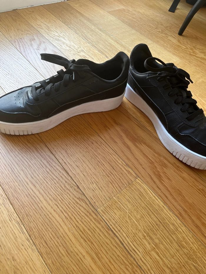 Chaussures puma noir pour femme - photo numéro 8