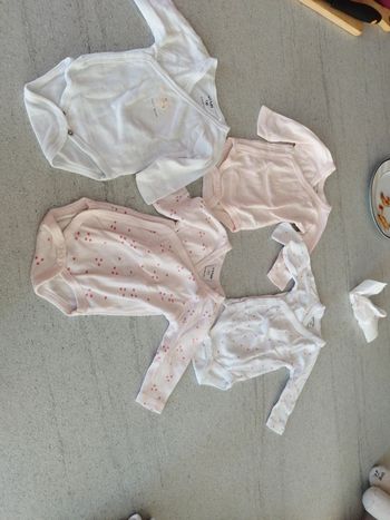 Lot de 4 body manches longues