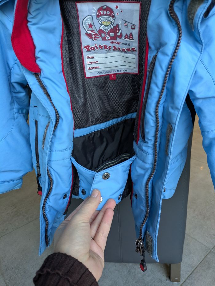 Veste ski poivre blanc 3 ans - photo numéro 3