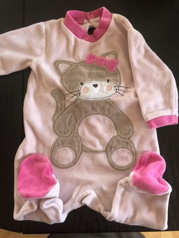 Mignon Pyjama velours 6 mois fille