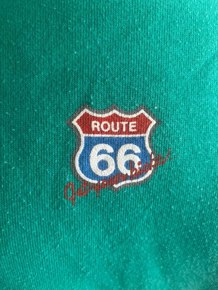 Sweat Route 66 vintage Hanes - photo numéro 5
