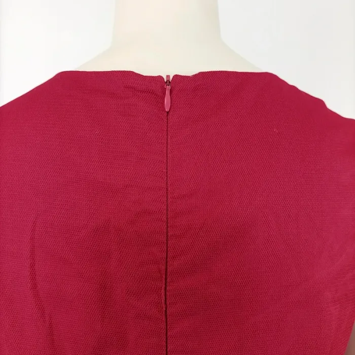 Robe bordeaux midi style empire broderies dorées – 1.2.3 Paris – taille 36 A055 - photo numéro 9