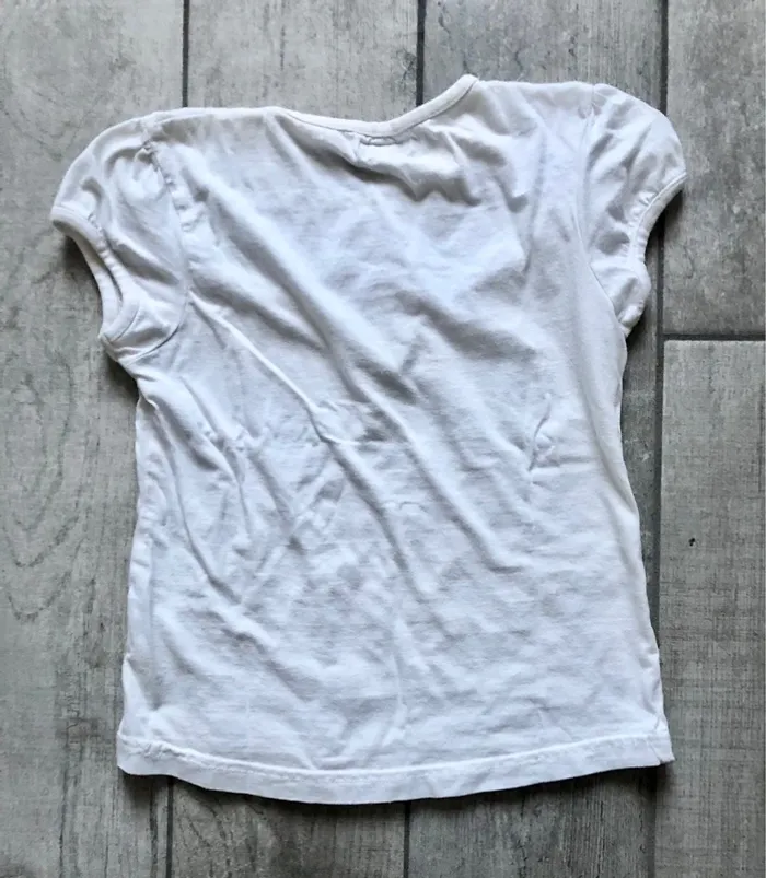Haut blanc collection U TBE Taille 8 ans - photo numéro 3
