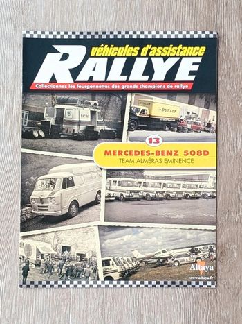 Fascicule véhicules d'assistance rallye - Mercedes 508 D Alméras