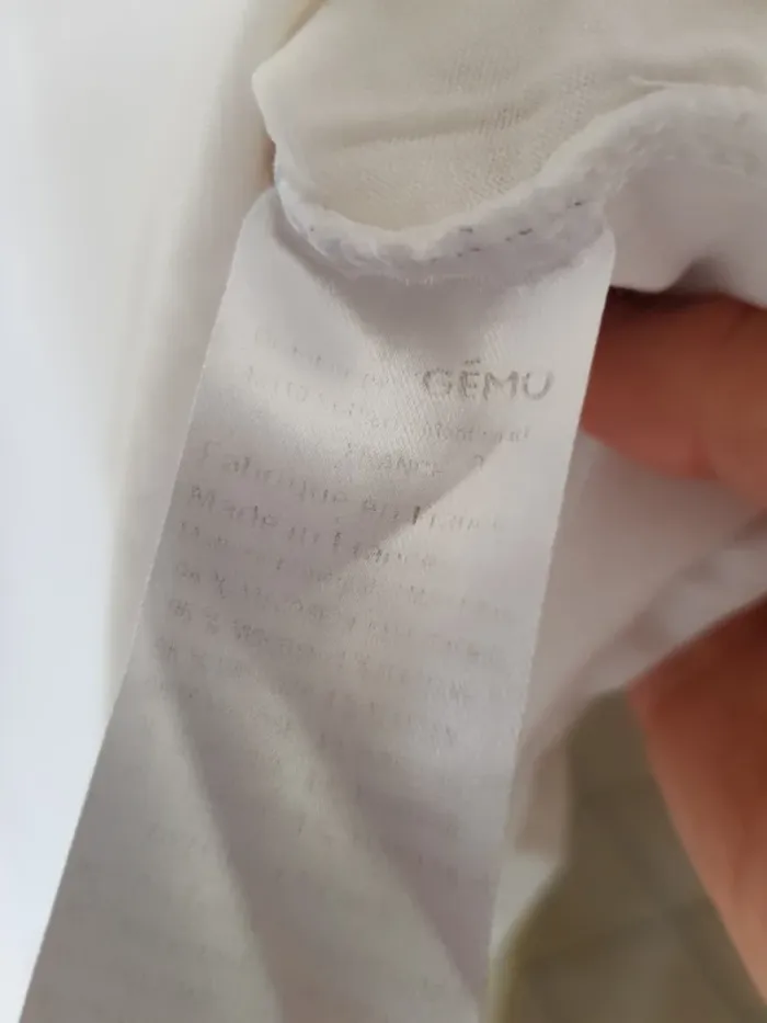 Haut M écru manches dentelle - photo numéro 5