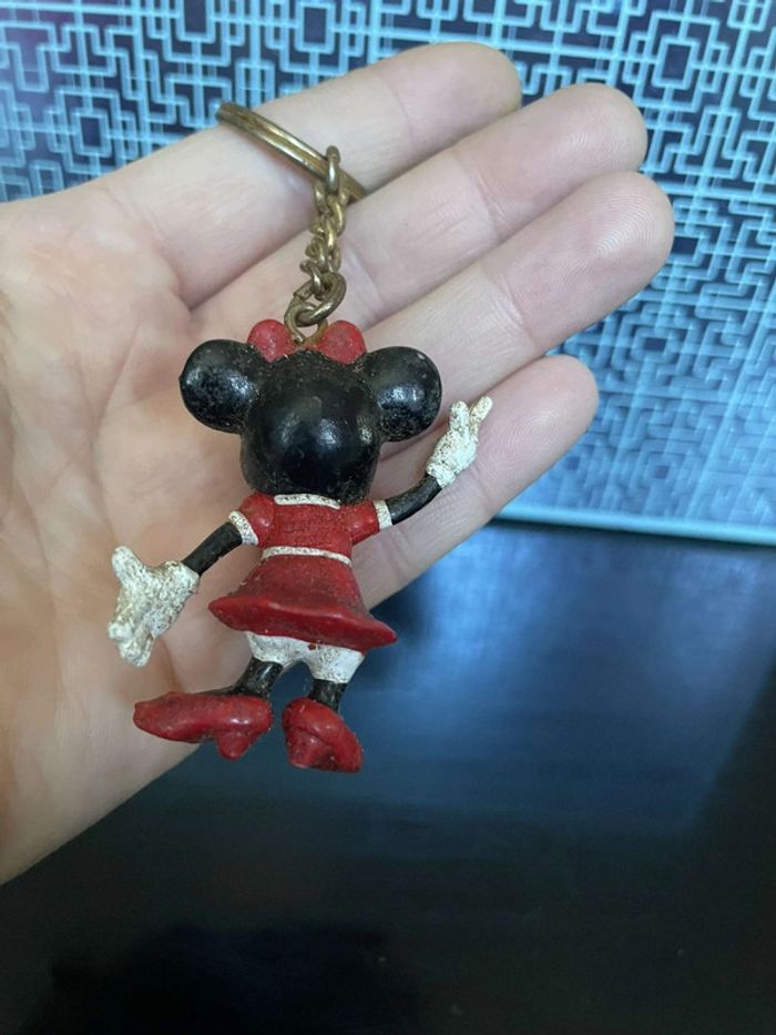 Figurine Porte-clés Vintage Minnie Disney - photo numéro 3