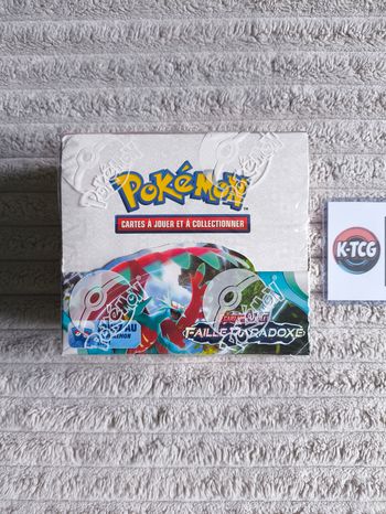 DISPLAY POKÉMON EV04 FAILLE PARADOXE – 36 BOOSTERS SCELLÉS (Défaut scellage)