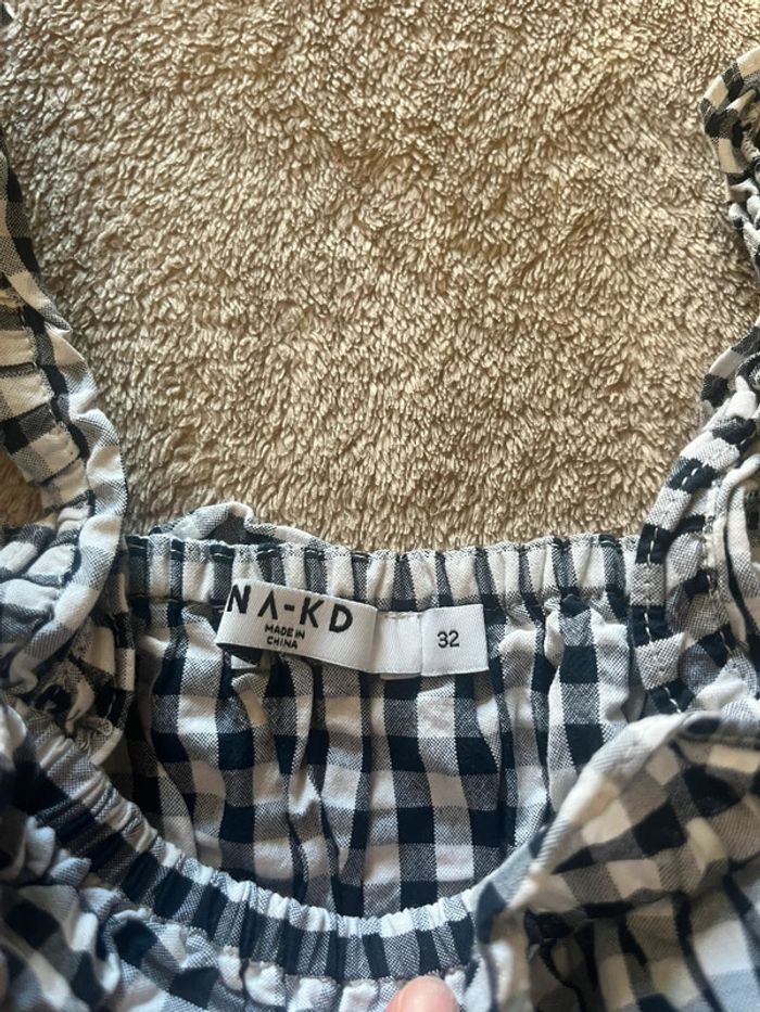 Top à carreaux NA-KD – Taille 32 - photo numéro 5