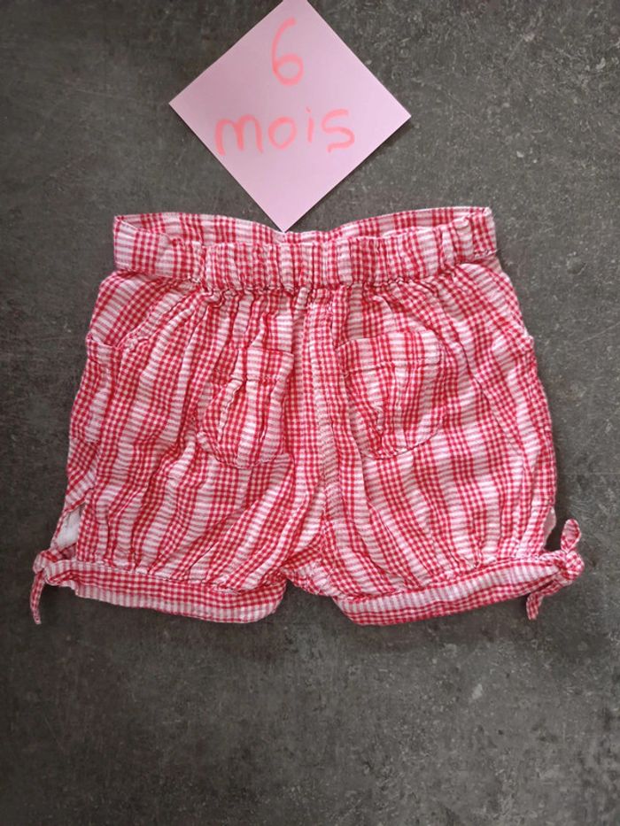 Short à carreaux 6 mois - photo numéro 3