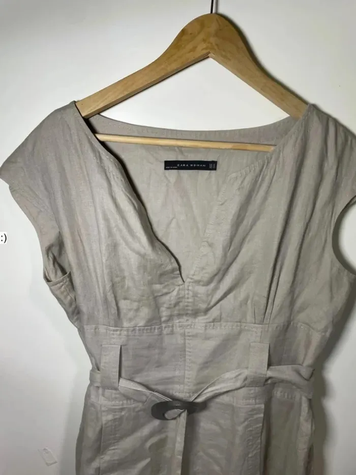 Robe femme en coton taille 42 / Zara - photo numéro 4