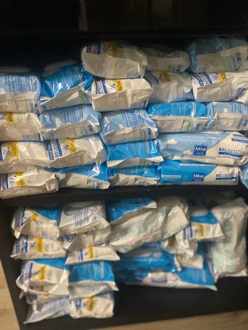 Lingettes bébé mixa