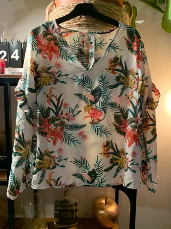 Blouse fleuri