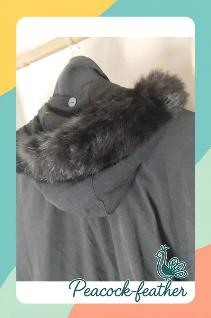 Manteau noir femme xxxl - photo numéro 12