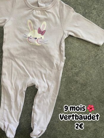 Pyjama 🌺 9 mois 🌺 Vertbaudet