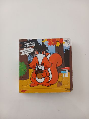 Livre-Puzzle : "Les animaux de la forêt" - Éditions Lito