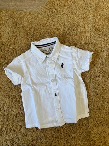 Chemise blanche manche courte