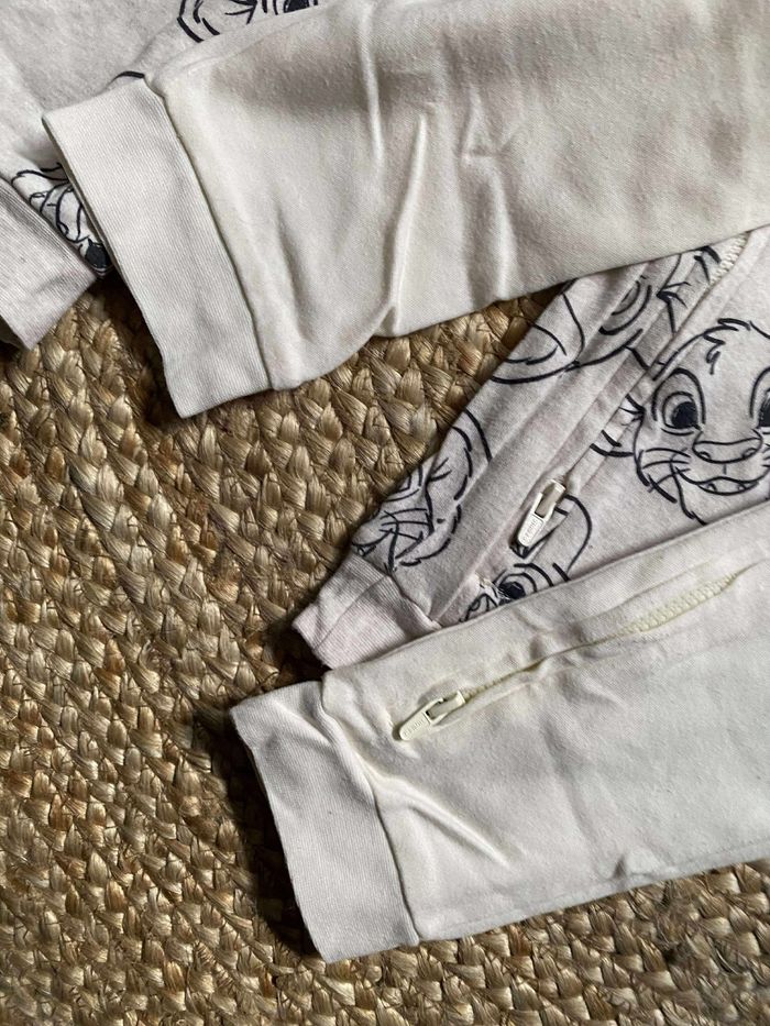Lot 2 pyjamas fin roi lion 12/18 mois disney - photo numéro 7