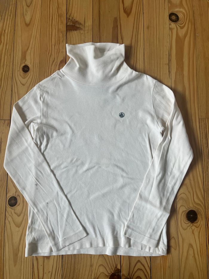 Sous-pull crème Petit Bateau 8 ans