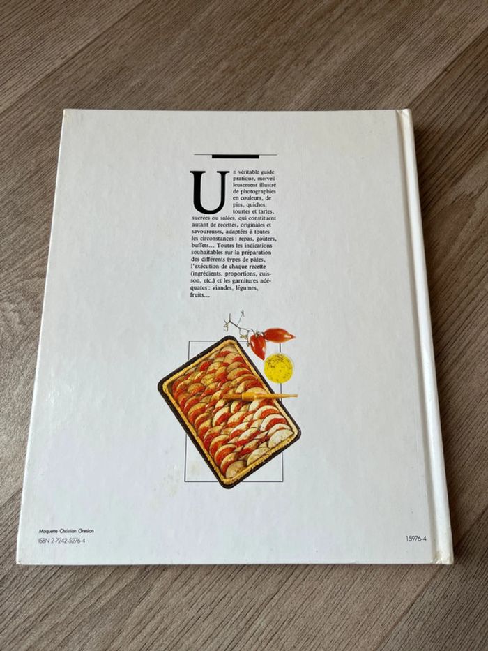 Livre recettes tartes sucrés et salés - photo numéro 2