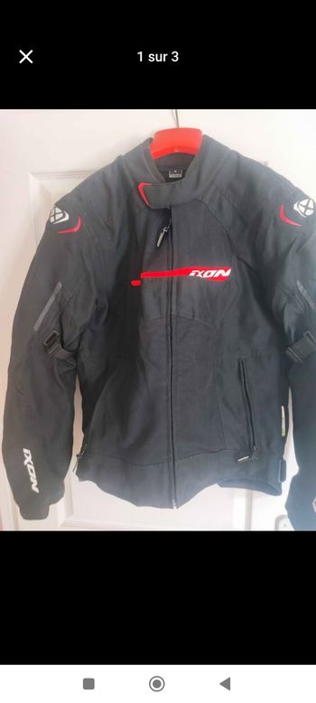 Vends blouson moto plus casque