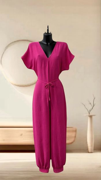 Combi légère estivale fuchsia