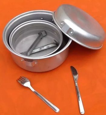 Années 1950 Popote cylindrique de scout