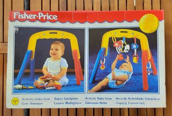 Baby gym vintage Fisher-Price avec accessoires – éveil & motricité – Dès 3 mois