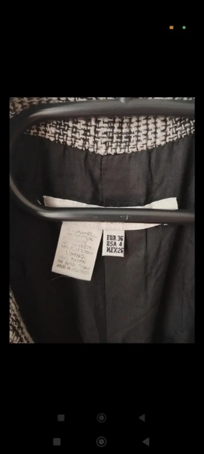 Veste à carreaux Zara S - photo numéro 4