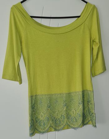 Top Vintage Vert - T. 36