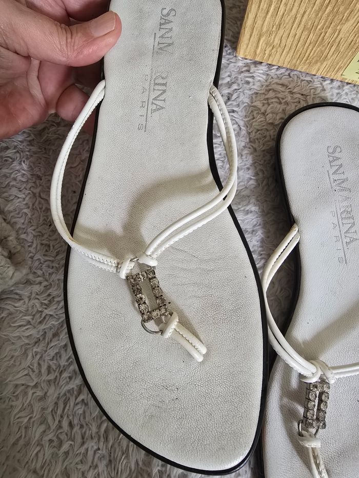 Tong 🍒vintage 90 san marina🍒 pointure 37 non négociable - photo numéro 6