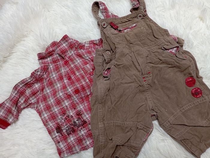 Chemise et salopette