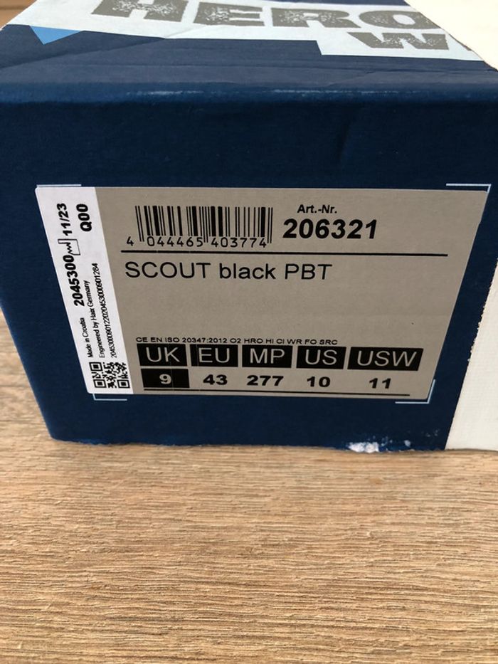 Chaussures montantes Haix Cuir randonnées/sécurité T43 - photo numéro 7