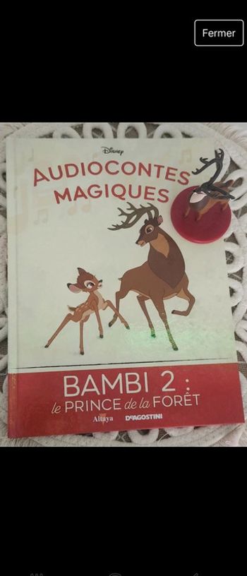 Numero 76 audioconte Magique Altaya disney deagostini livre et figurine audio conte compte
