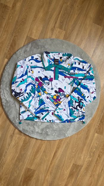 Pull polaire Columbia/Disney Mickey blanc