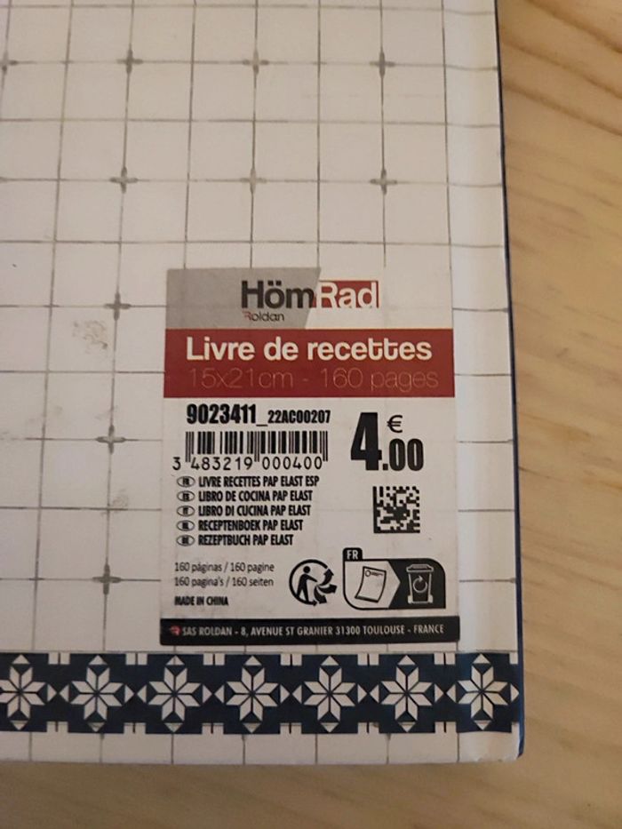 Cahier recette - photo numéro 4