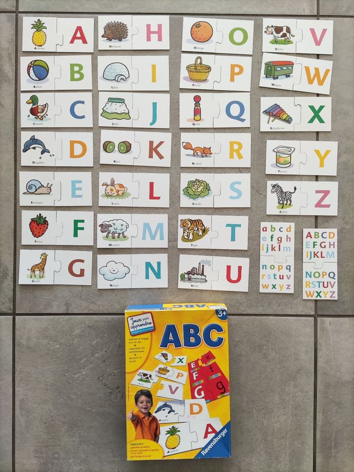 Jeu abc ravensburger enfant 3 ans et plus complet