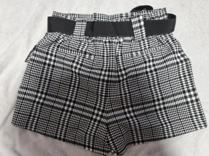 Short à damier noir et blanc - photo numéro 2