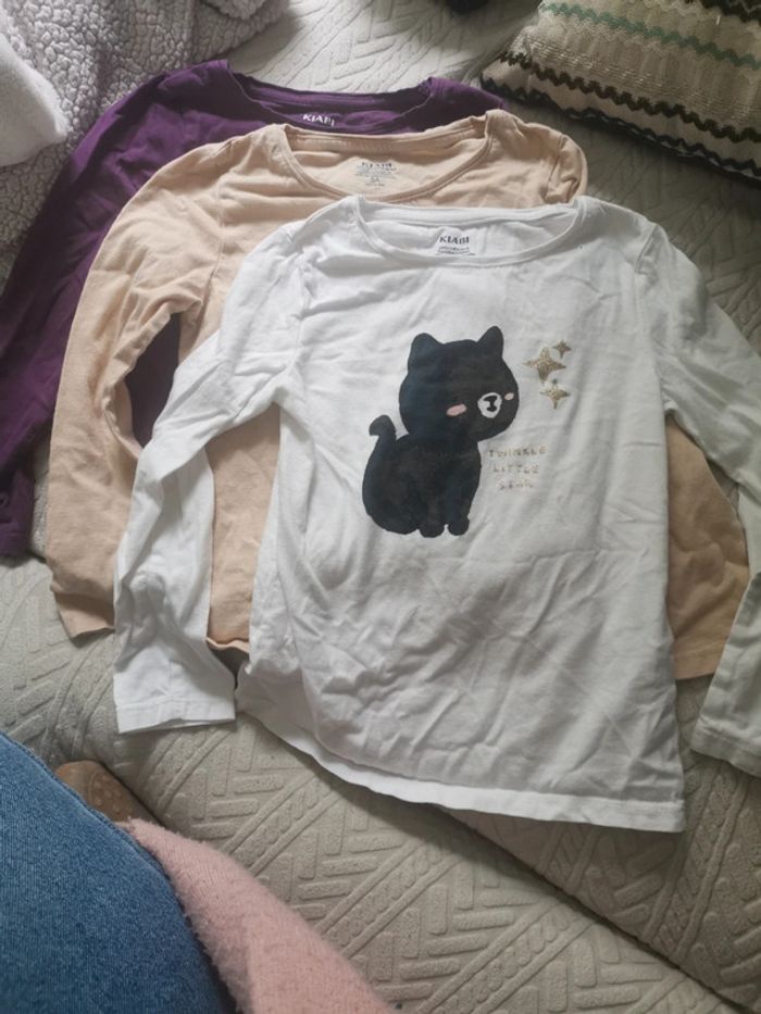 Lot de 3 tee shirt manche longue