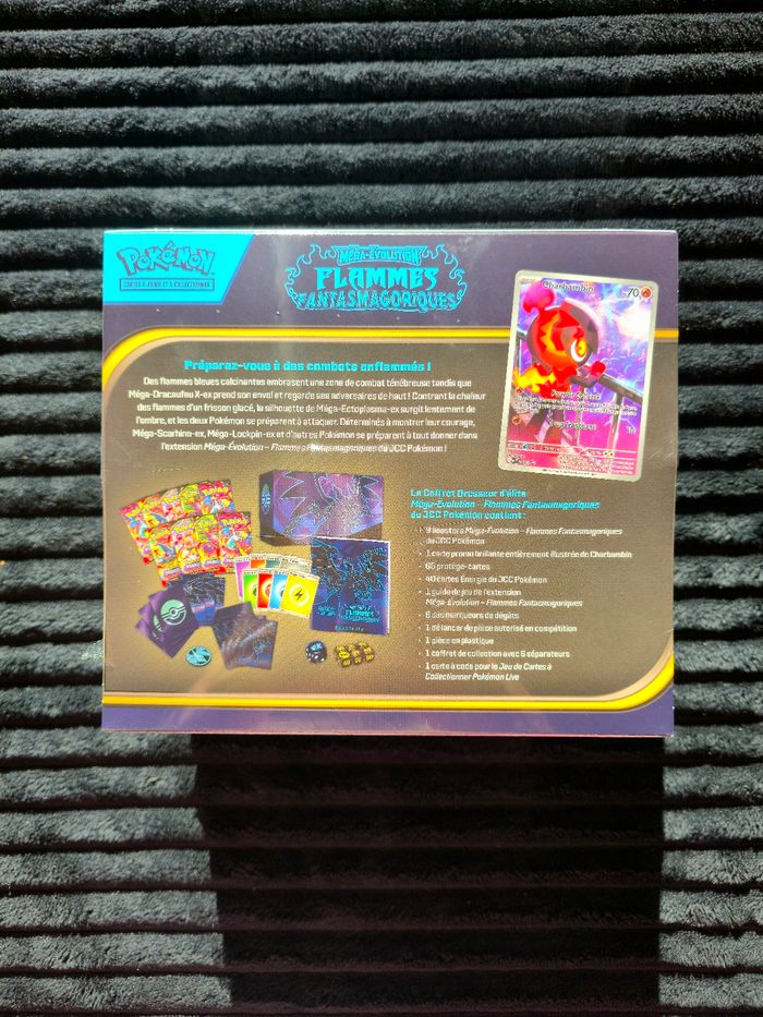 Pokémon ETB Méga Évolutions ME2 – Flammes Fantasmagoriques - photo numéro 2