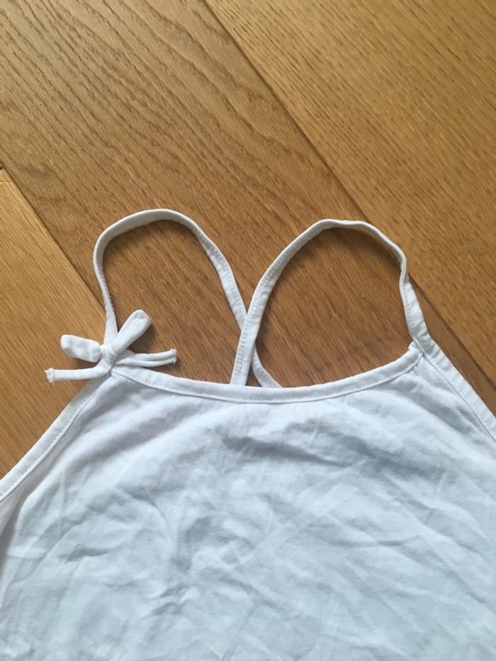 Débardeur blanc 8 ans - photo numéro 2