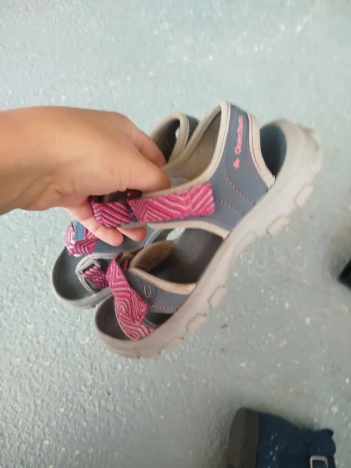 Sandalette queshua rose fille taille  31 - photo numéro 2