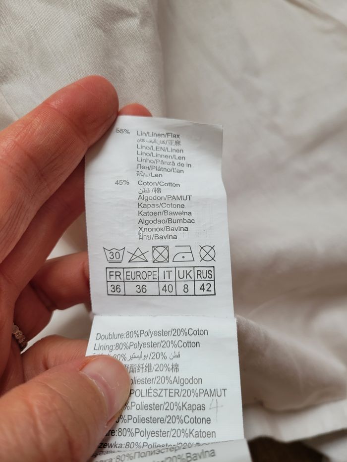 Veste habillée lin - photo numéro 6