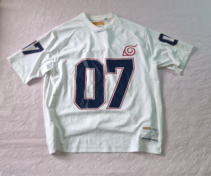 Tee-shirt , homme , coupe large , style football américain , Naruto , taille S - photo numéro 2