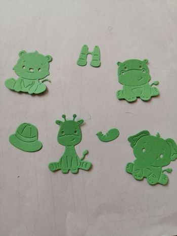 Scrapbooking découpe vert (K51)