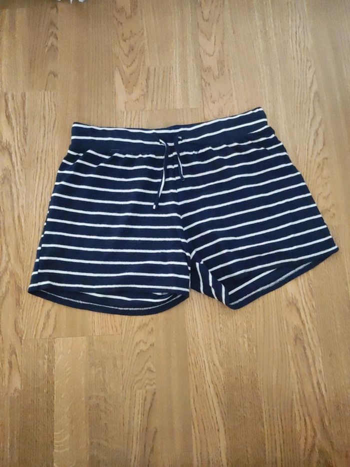 Short femme rayé in extenso