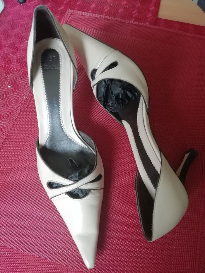 Chaussures été  talons  ZARA P. 37   1/2 - photo numéro 4