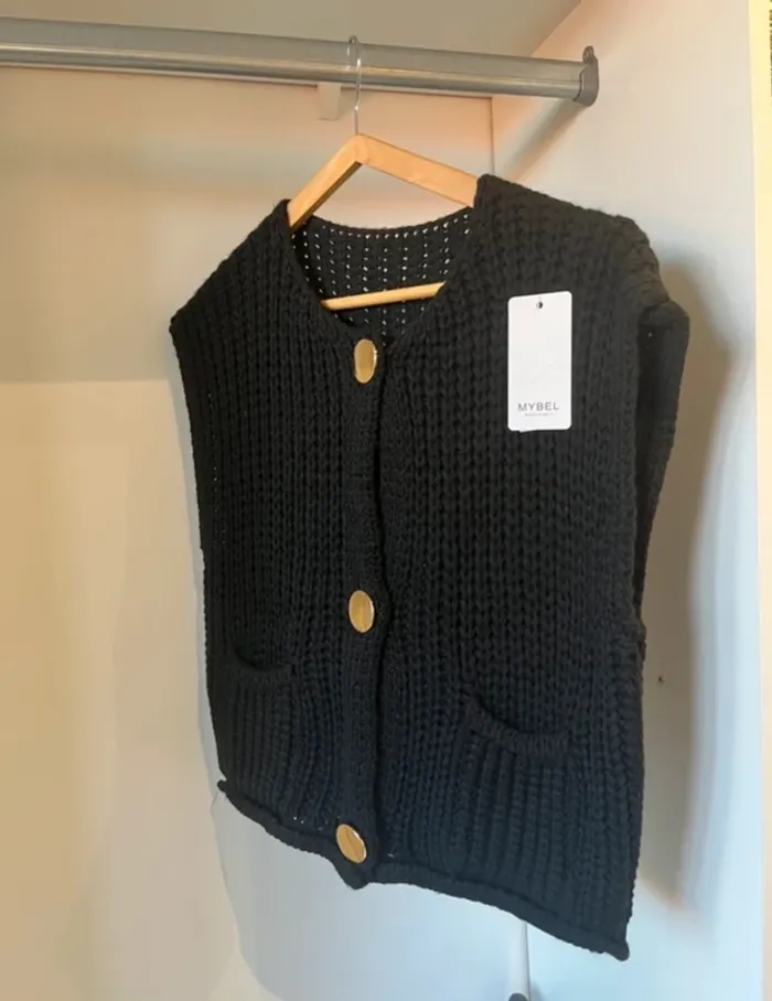 Gilet sans manche noir - photo numéro 3