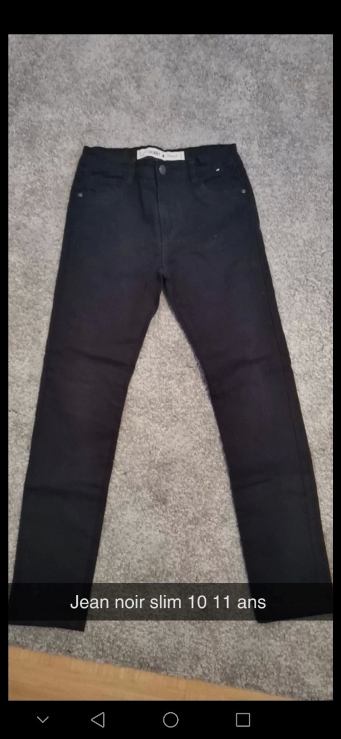 Jean noir slim primark 10 11 ans excellent état